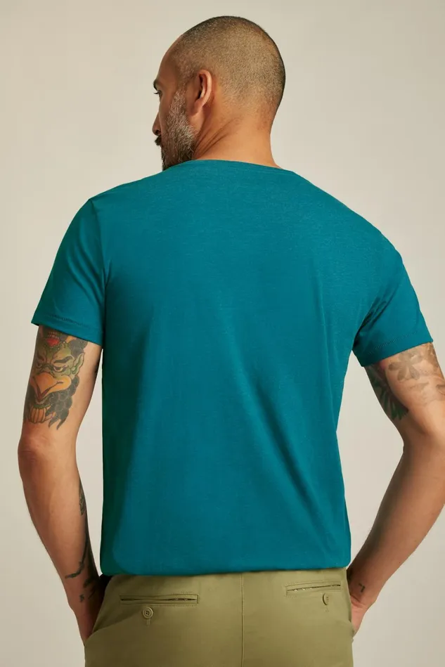 Men Soft Everyday Tee Deep Blue Lagoon Bonobos Short Sleeve Tees