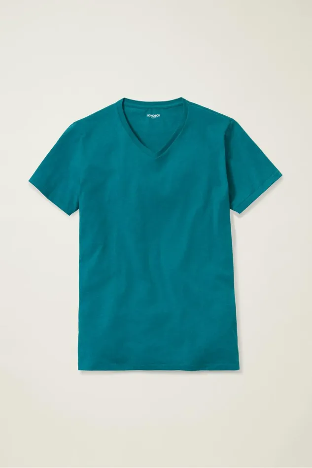 Men Soft Everyday Tee Deep Blue Lagoon Bonobos Short Sleeve Tees