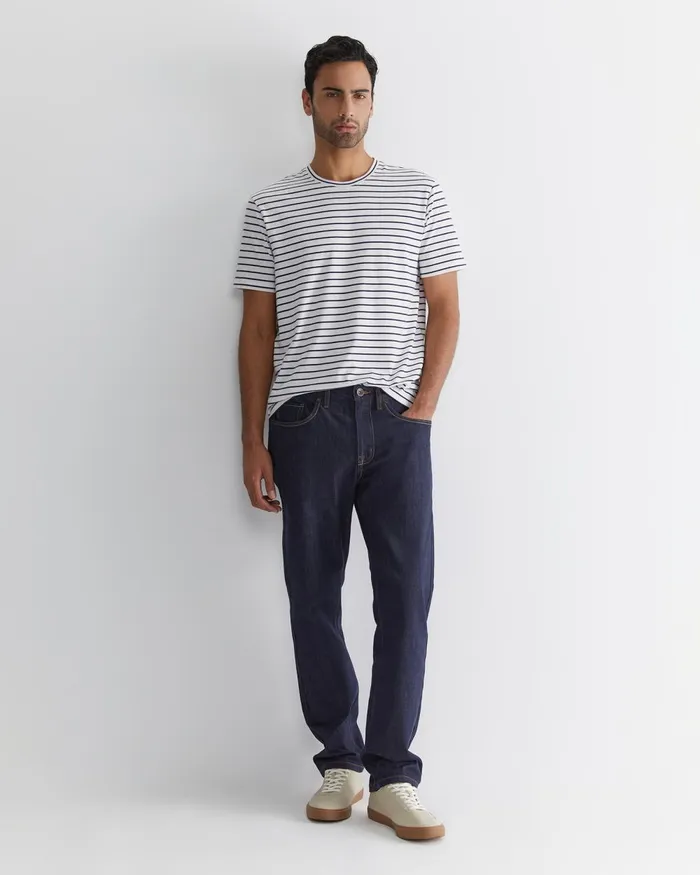 Men Sportscraft Denim and Jeans Grayson Straight Jean Raw Indigo