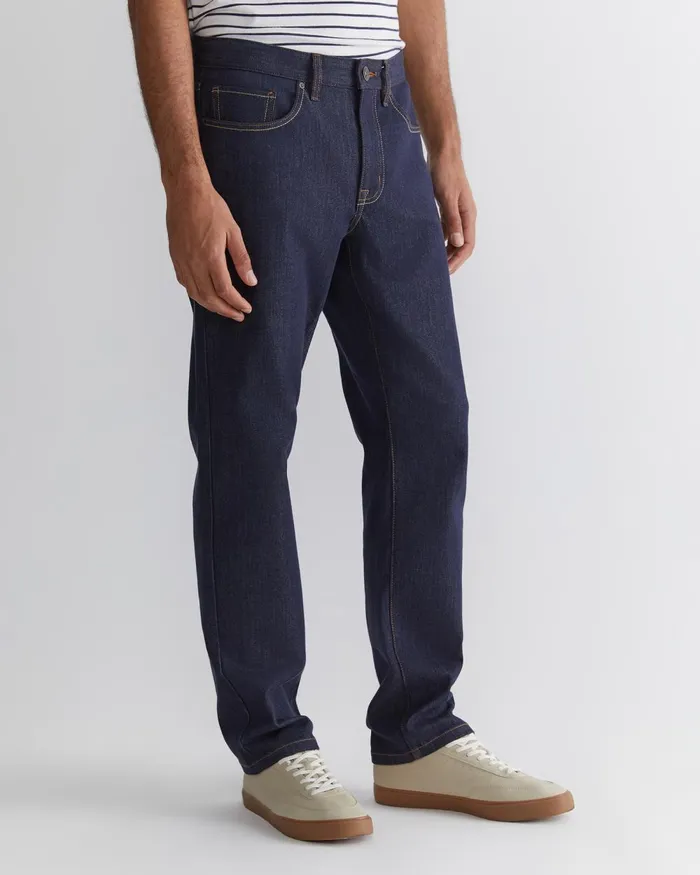 Men Sportscraft Denim and Jeans Grayson Straight Jean Raw Indigo