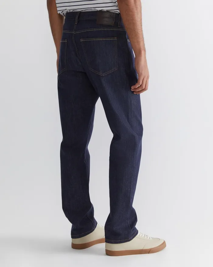 Men Sportscraft Denim and Jeans Grayson Straight Jean Raw Indigo