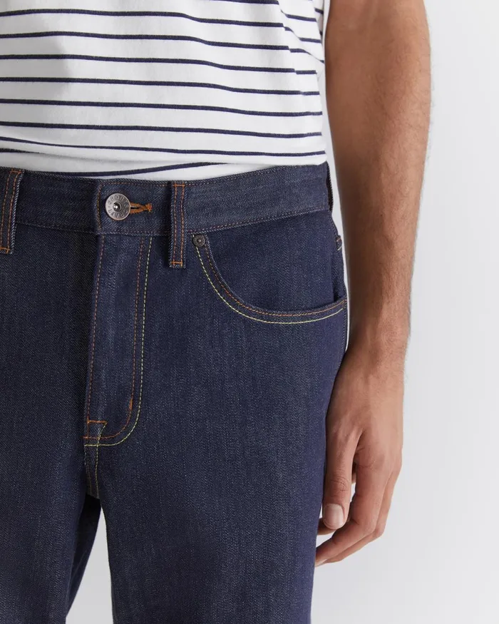 Men Sportscraft Denim and Jeans Grayson Straight Jean Raw Indigo