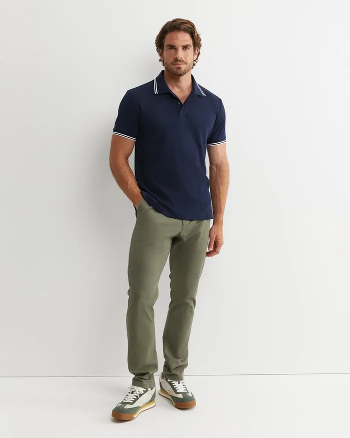 Men Sportscraft TShirts and Polos Manning Short Sleeve Polo Navy
