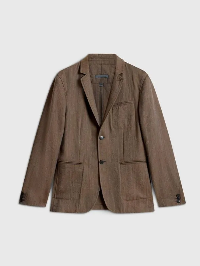 Men Suit Jackets John Varvatos ALLEN JACKET Chamois