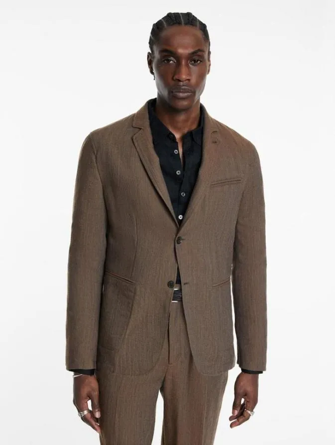 Men Suit Jackets John Varvatos ALLEN JACKET Chamois