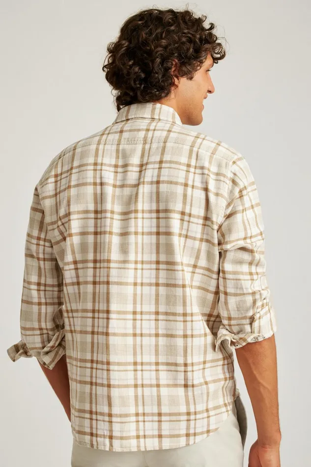 Men Sunset Overshirt Rye Ireland Plaid Bonobos Casual Shirts