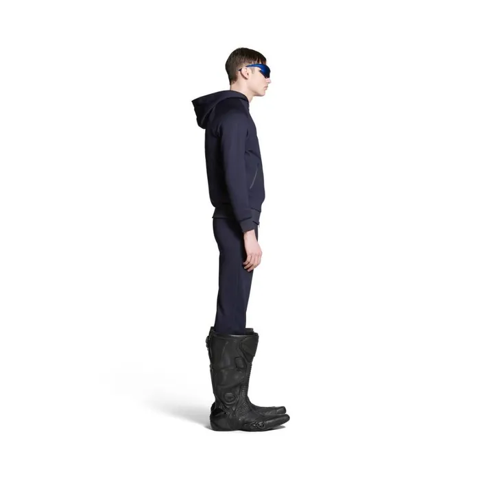 Men Sweatshirts and Hoodies Balenciaga Unity Sports Icon Inflatable Zipup Hoodie Medium Fit In Dark Navy Men Sweatshirts and Hoodies Balenciaga Unity Sports Icon Inflatable Zipup Hoodie Medium Fit In Dark Navy