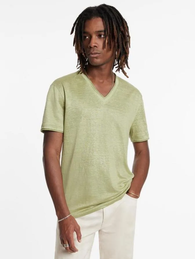 Men TShirts John Varvatos WOOSTER VNECK Cantaloupe
