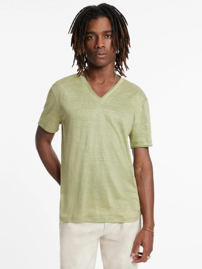 Men TShirts John Varvatos WOOSTER VNECK Cantaloupe