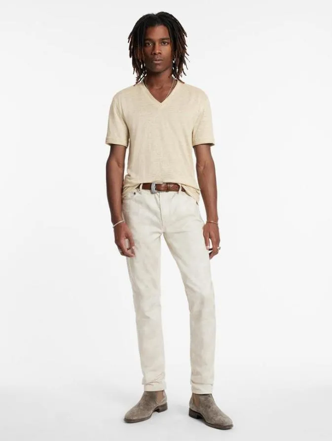 Men TShirts John Varvatos WOOSTER VNECK Light Khaki