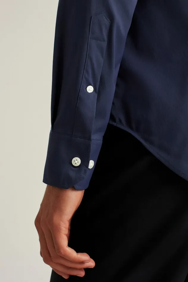 Men Tech Button Down Shirt Navy Bonobos Casual Shirts
