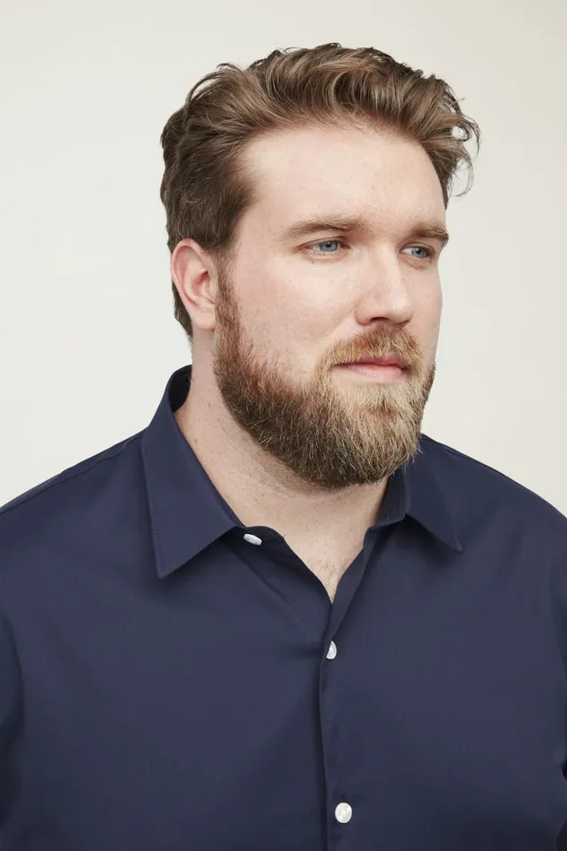 Men Tech Button Down Shirt Navy Bonobos Casual Shirts