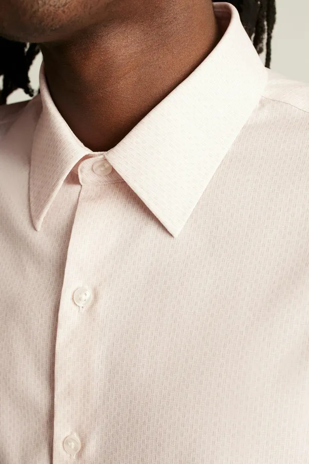 Men Tech Short Sleeve Shirt Pink Duo Geo Bonobos Short Sleeve Shirts