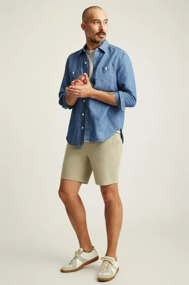 Men The Chino Short 20 Elm Green Bonobos Chino Shorts
