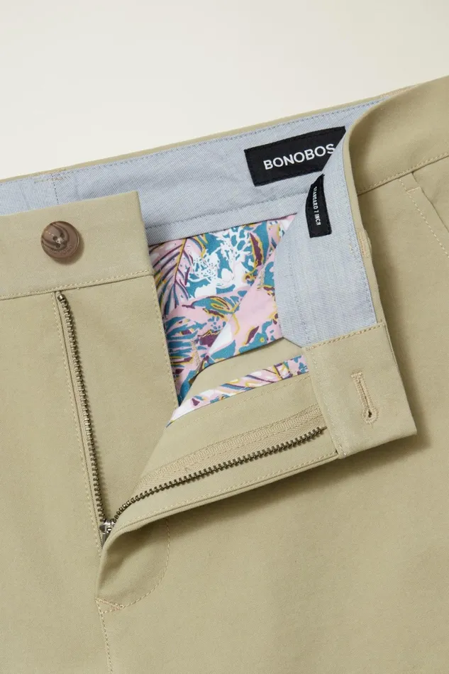 Men The Chino Short 20 Elm Green Bonobos Chino Shorts