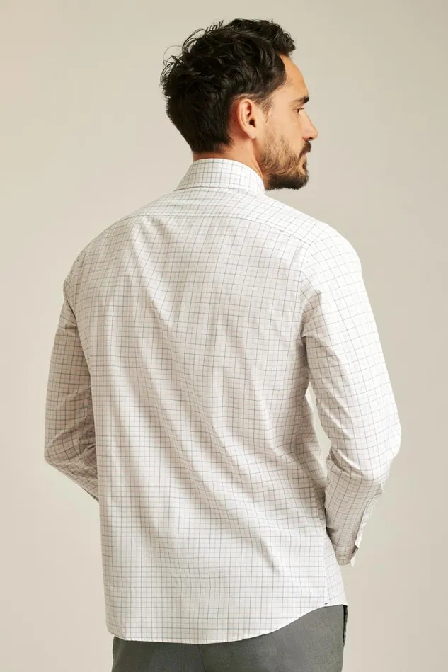 Men The Desk To Dinner Shirt Blue Orchid Plaid Bonobos Business Casual Shirts