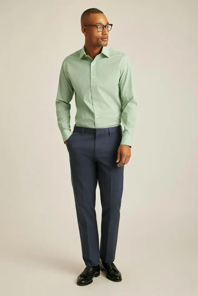 Men The Desk To Dinner Shirt Green Paradise Geo Bonobos Business Casual Shirts