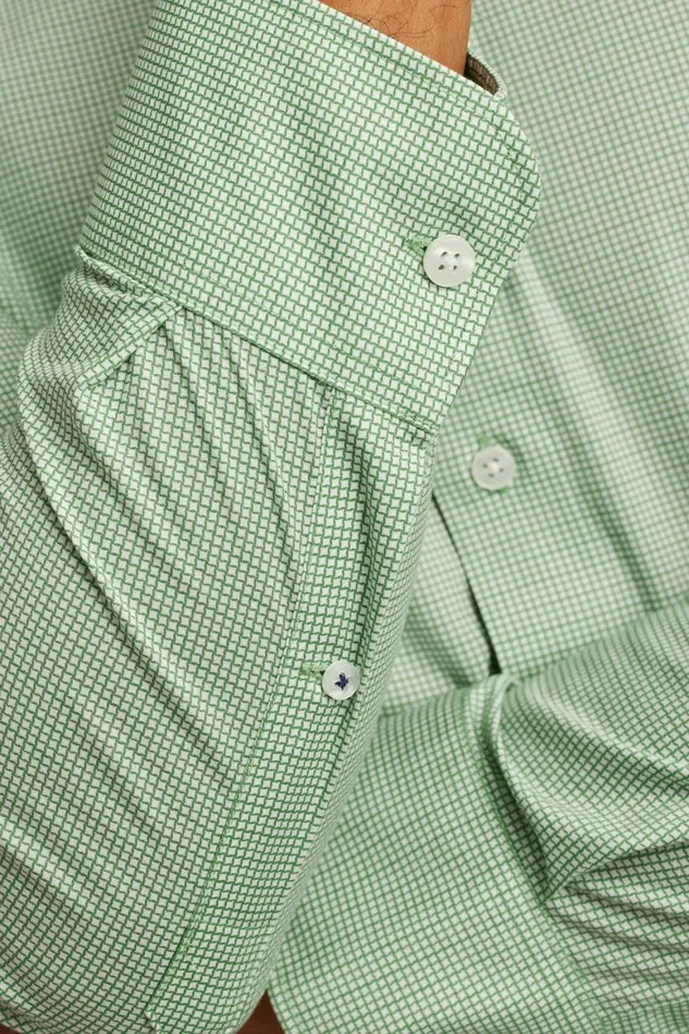 Men The Desk To Dinner Shirt Green Paradise Geo Bonobos Business Casual Shirts