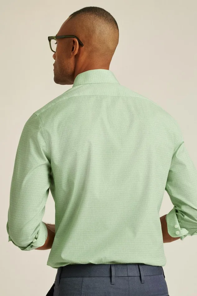 Men The Desk To Dinner Shirt Green Paradise Geo Bonobos Business Casual Shirts