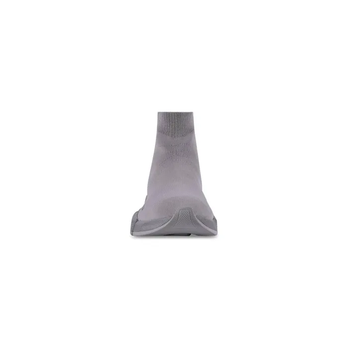 Men Trainers Balenciaga Speed 20 Monocolor Recycled Knit Trainers In Grey