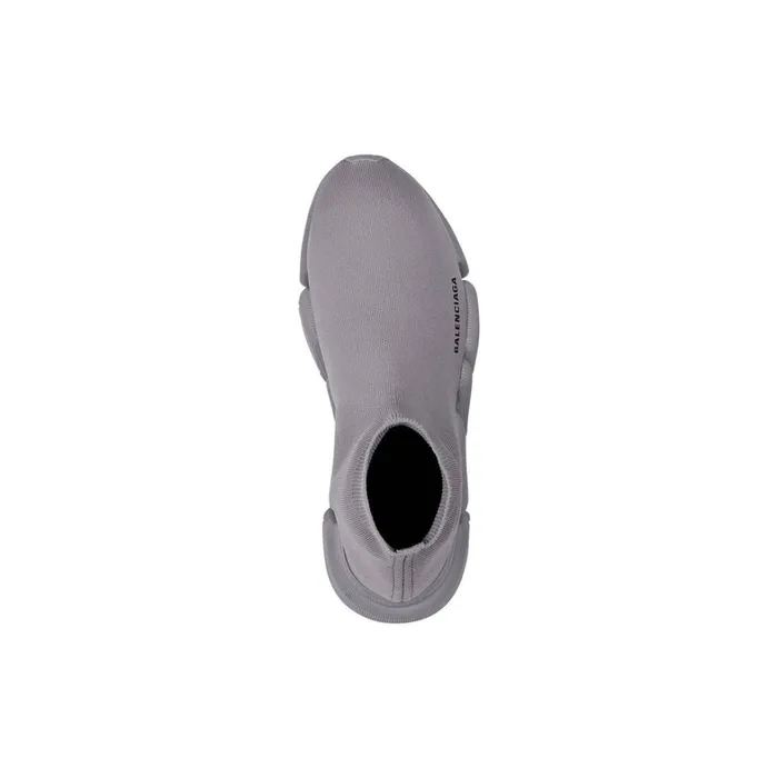 Men Trainers Balenciaga Speed 20 Monocolor Recycled Knit Trainers In Grey