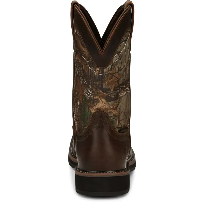 MEN Trekker 11034 Waterproof Chocolate Justin Boots Work