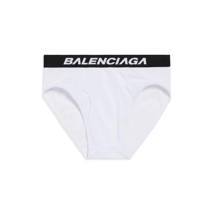 Men Underwear and Swimwear Balenciaga Racer Briefs In Whiteblack