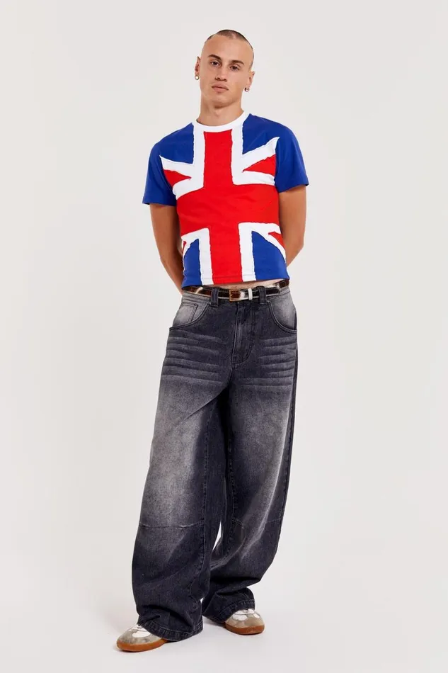 Men Union Jack Tshirt Jaded London TShirts and Vests