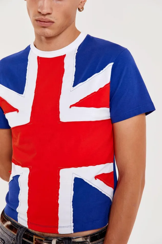 Men Union Jack Tshirt Jaded London TShirts and Vests