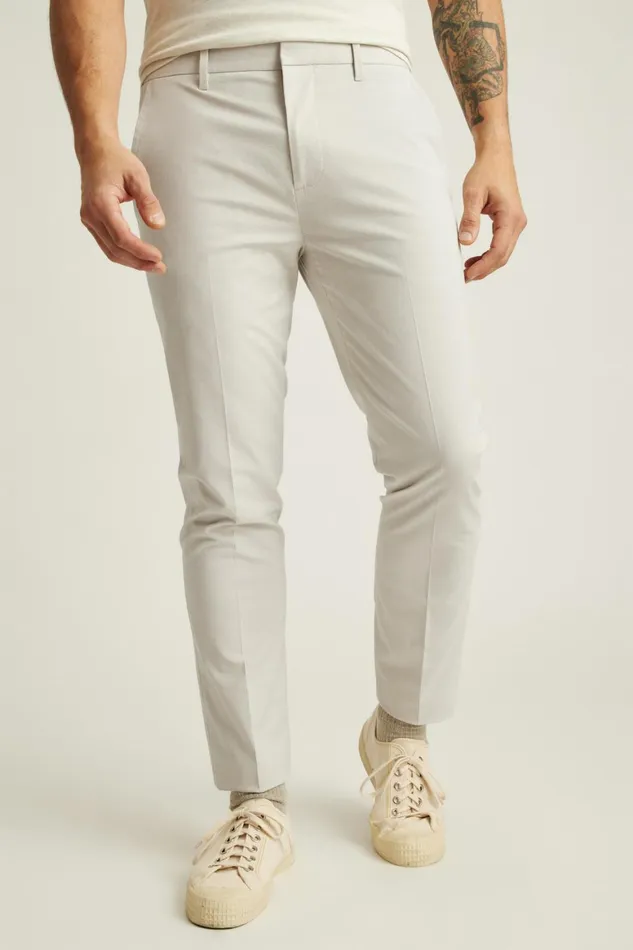 Men Weekday Warrior Dress Pants Tuesday Stone Beige Micro Houndstooth Bonobos Dress Pants