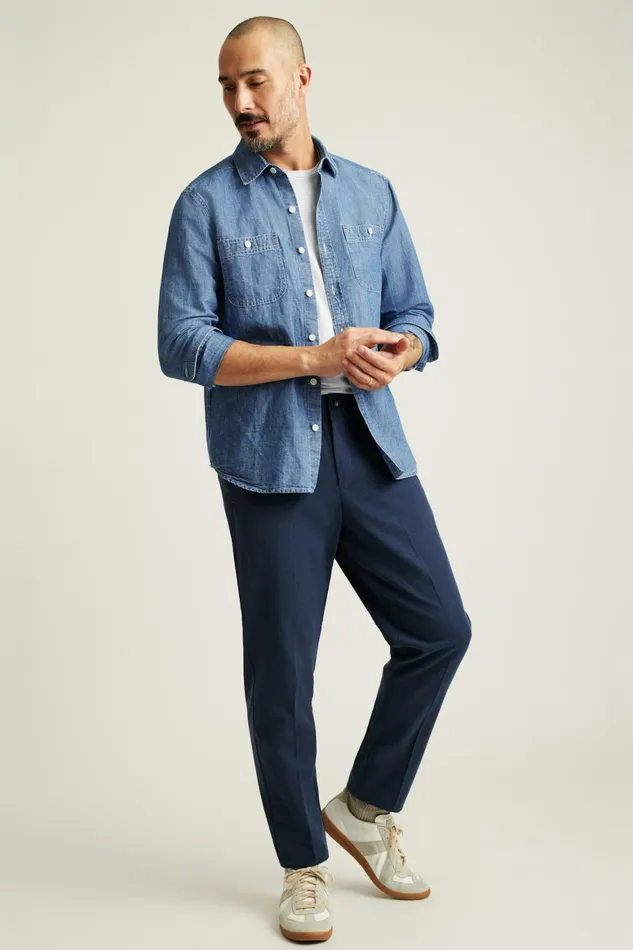 Men Weekend Wanderer Pant Navy Blue Bonobos Seasonal Pants