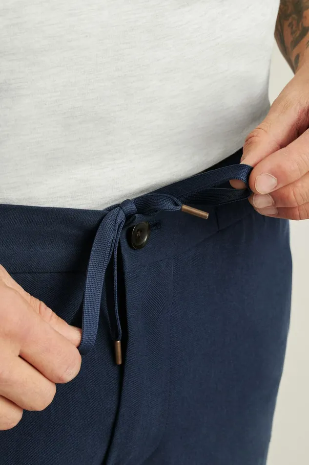 Men Weekend Wanderer Pant Navy Blue Bonobos Seasonal Pants