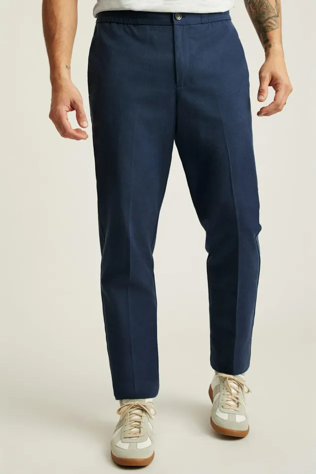 Men Weekend Wanderer Pant Navy Blue Bonobos Seasonal Pants