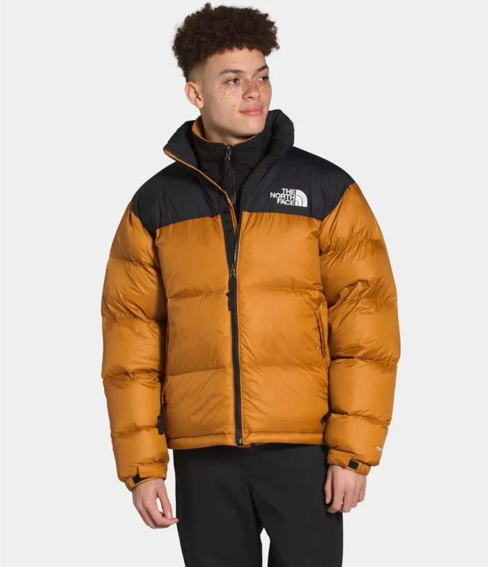 Mens 1996 Retro Nuptse Jacket Timber Tan The North Face Insulated and Down Jackets
