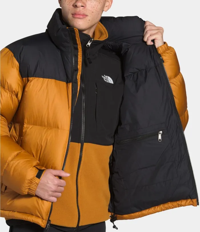 Mens 1996 Retro Nuptse Jacket Timber Tan The North Face Insulated and Down Jackets