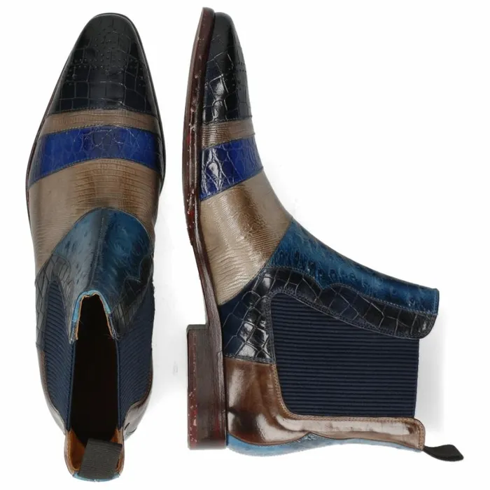 Mens Ankle Boots Melvin and Hamilton Elvis 12 Multi