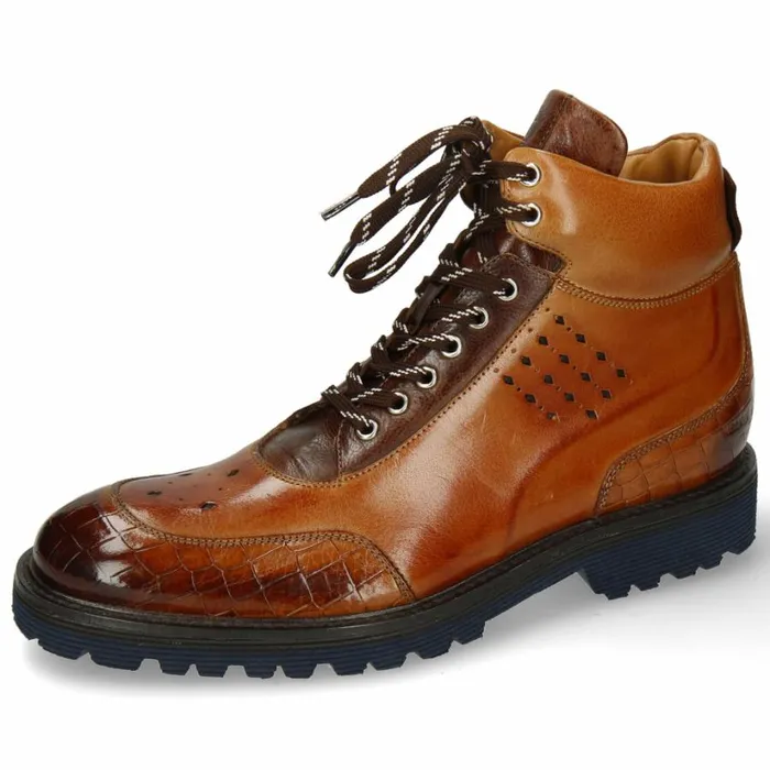 Mens Ankle Boots Melvin and Hamilton Trevor 28 Brown