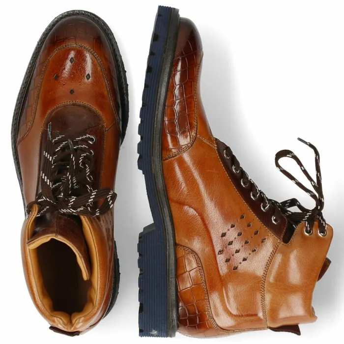Mens Ankle Boots Melvin and Hamilton Trevor 28 Brown