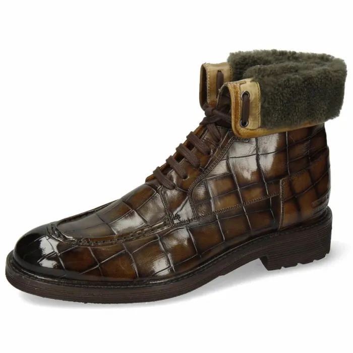 Mens Ankle Boots Melvin and Hamilton Trevor 31 Brown