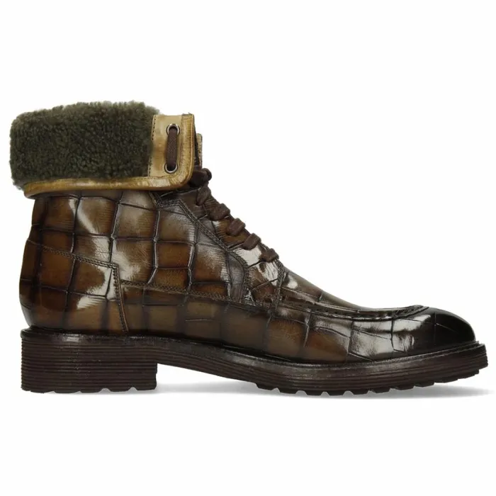 Mens Ankle Boots Melvin and Hamilton Trevor 31 Brown