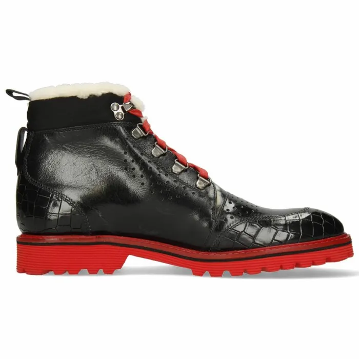 Mens Ankle Boots Melvin and Hamilton Trevor 5 Black