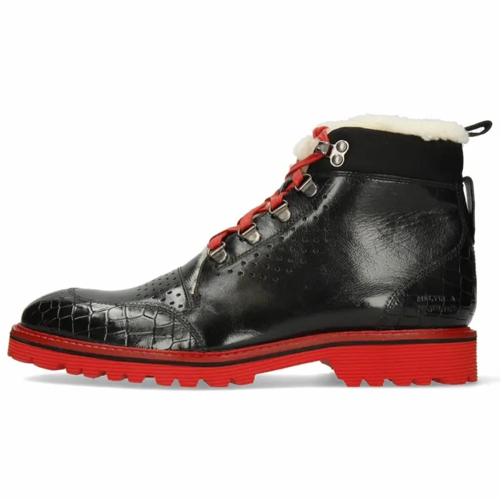 Mens Ankle Boots Melvin and Hamilton Trevor 5 Black