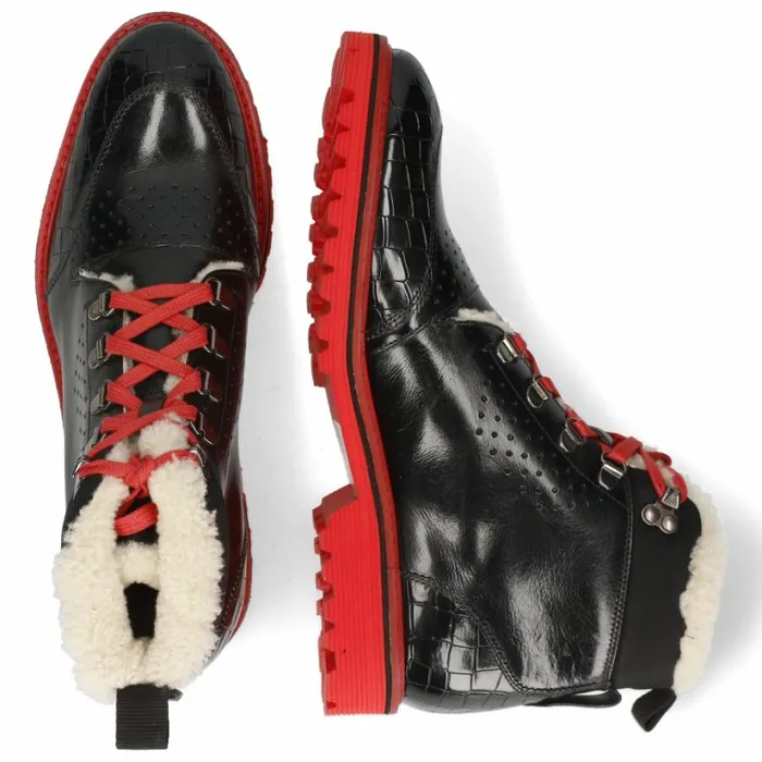 Mens Ankle Boots Melvin and Hamilton Trevor 5 Black