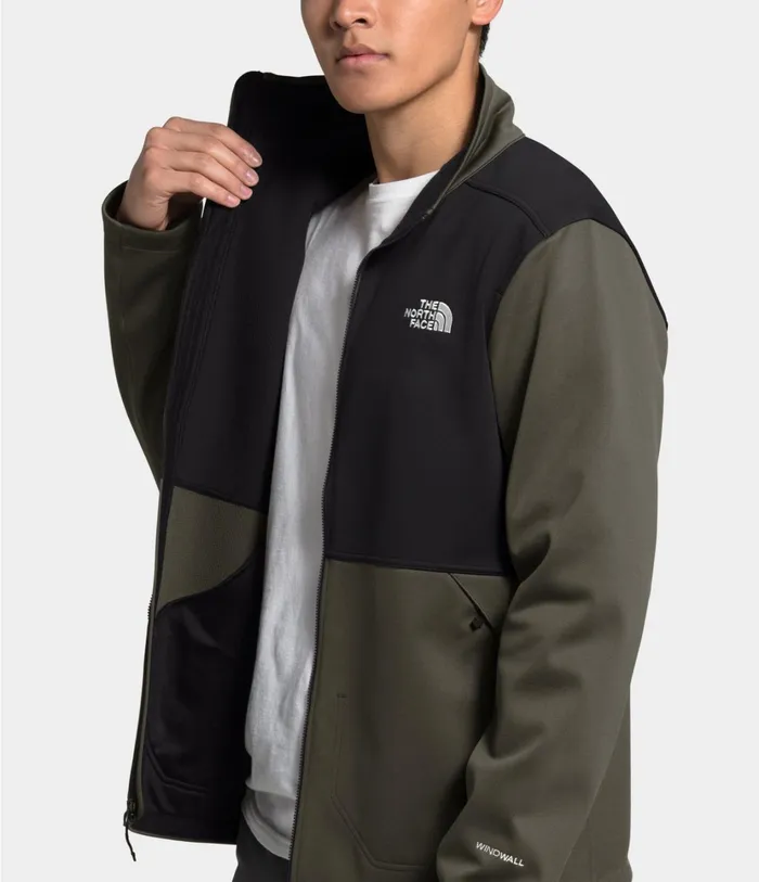 Mens Apex Canyonwall Jacket New Taupe Greentnf Black The North Face Windbreakers