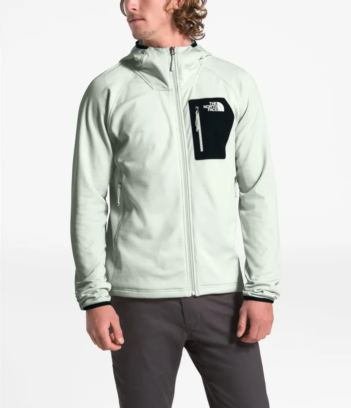 Mens Borod Hoodie Tin Greytnf Black The North Face Fleece