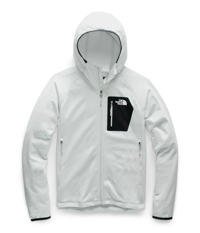 Mens Borod Hoodie Tin Greytnf Black The North Face Fleece