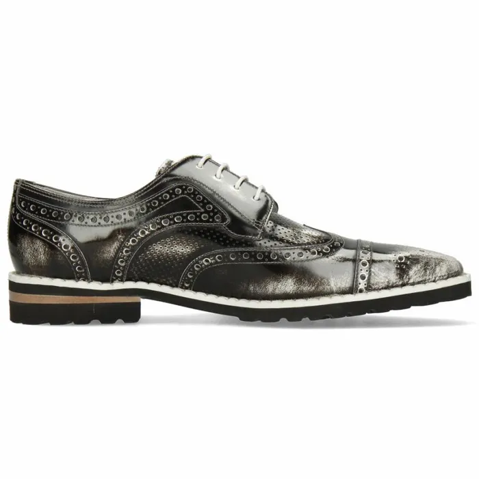 Mens Derbies Melvin and Hamilton Clark 45 Black