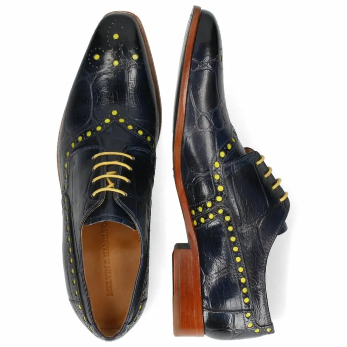 Mens Derbies Melvin and Hamilton Lance 66 Blue