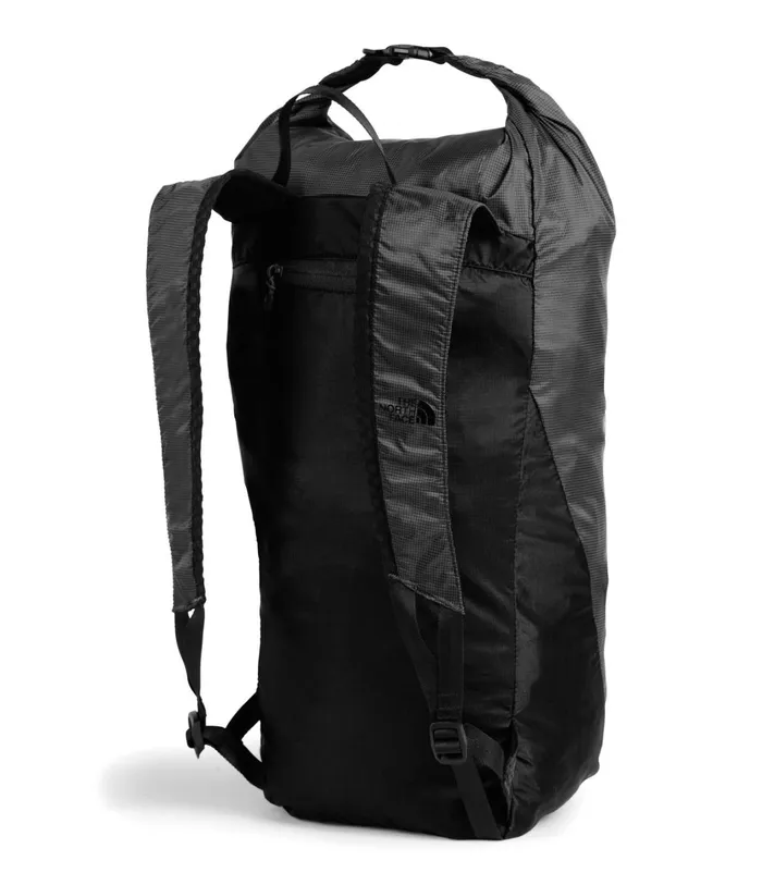 Mens Flyweight Rolltop Asphalt Greytnf Black The North Face Backpacks