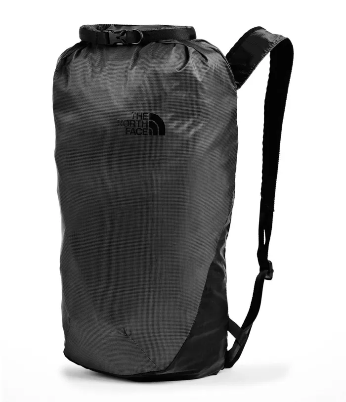 Mens Flyweight Rolltop Asphalt Greytnf Black The North Face Backpacks